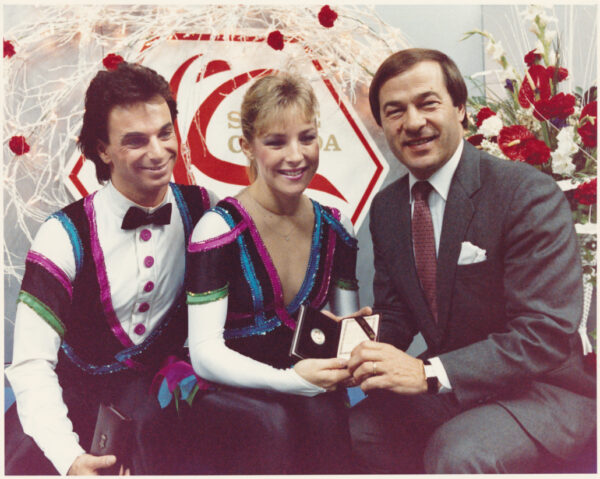 a photo of rob mccall with his skating partner tracy wilson