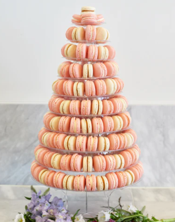 Duchess Bake Shop's incredible Macaron Tower that serves about 50 to 90 people | Duchess Bake Shop