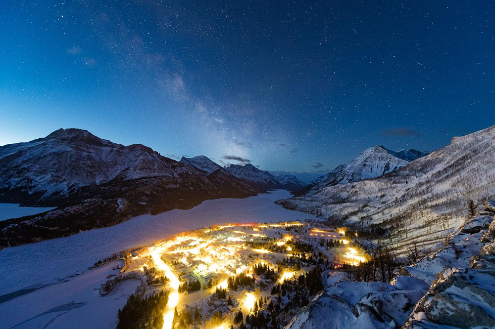The view of Waterton Village from the Bear’s Hump | mywaterton.ca