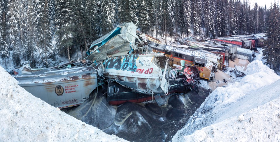 The February 2019 train derailment on Field Hill that killed three people | Rocky Mountain Outlook