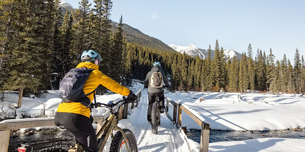 Sunny skies and spectacular scenery make Banff National Park a paradise for fat biking | Travel Alberta