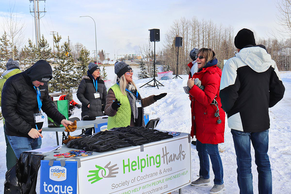 The Helping Hands Society organizes the Cochrane Coldest Night of the Year walk | cnoy.org
