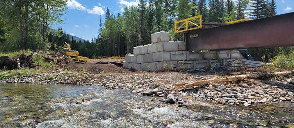 The bridge over the Highwood River that was built without DFO permits | CPAWS