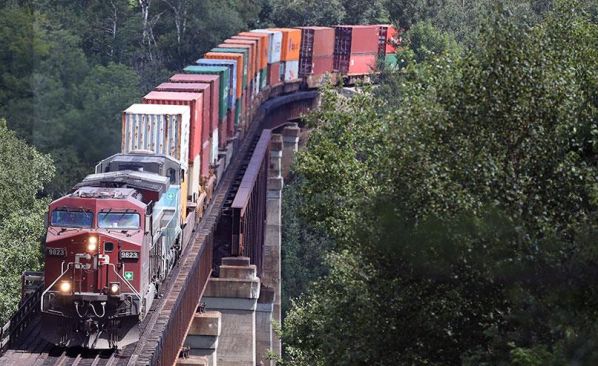 CPKC freight train in transit | International Railway Journal