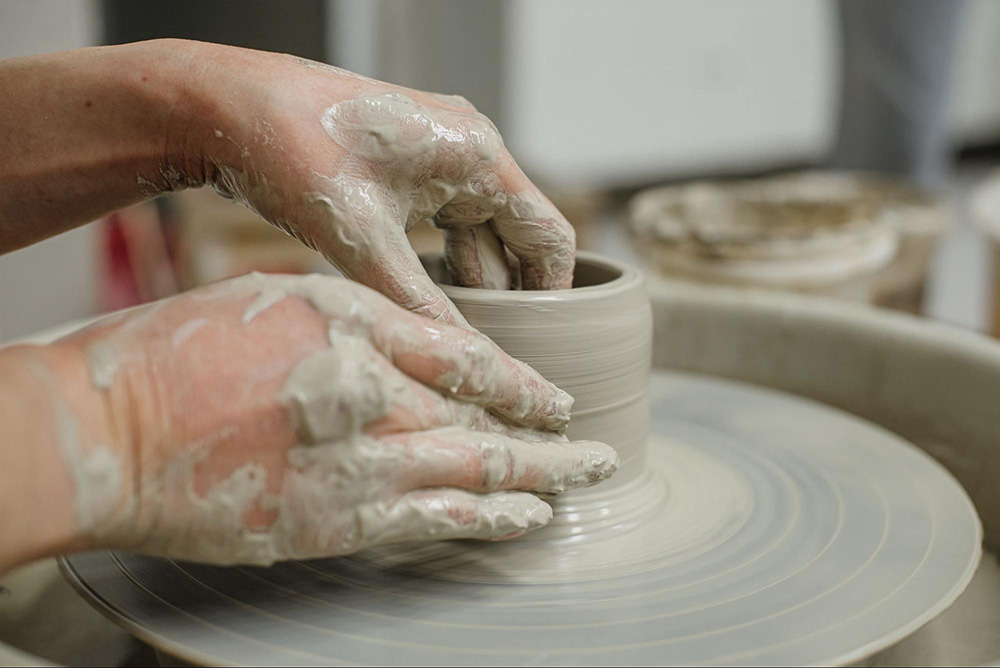An example of pottery throwing | Grounds for Sculpture