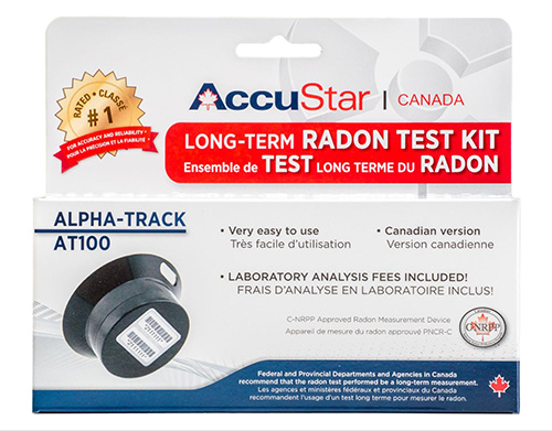 An example of a radon testing kit that can be purchased online via Amazon  Amazon