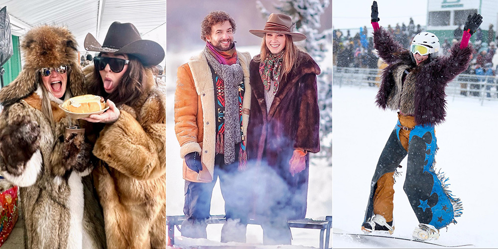 Alberta style fashion at Skijor events | Skijor Canada | Instagram