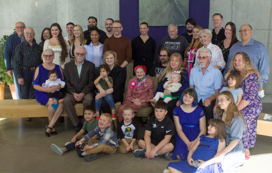 Mary Picken with her family | Daniel Gonzalez | The Cochrane Eagle