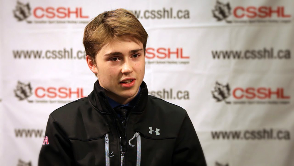 A young Connor Bouchard when he played for the Okanagan Hockey Academy  CSSHL  YouTube