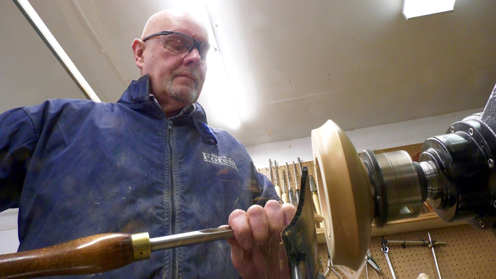 Norm Olsen, president of the Calgary Woodturners Guild  CTV News