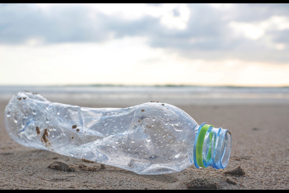 Plastic bottle on the beach | Lakeland Today