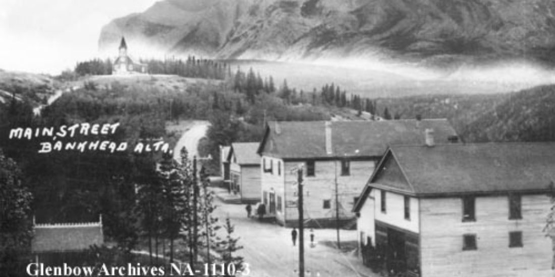 The town of Bankhead during its prime | Glenbow Archives