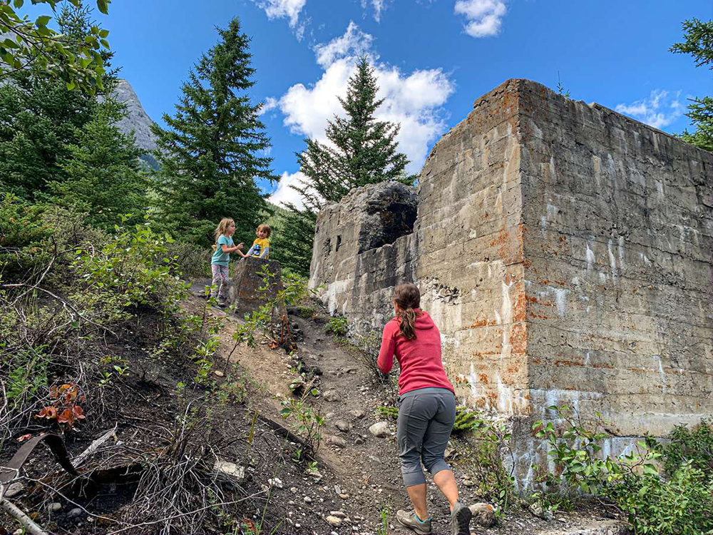 Exploring the remain of the Tipple Building at Bankshead | TravelBanffCanada.com