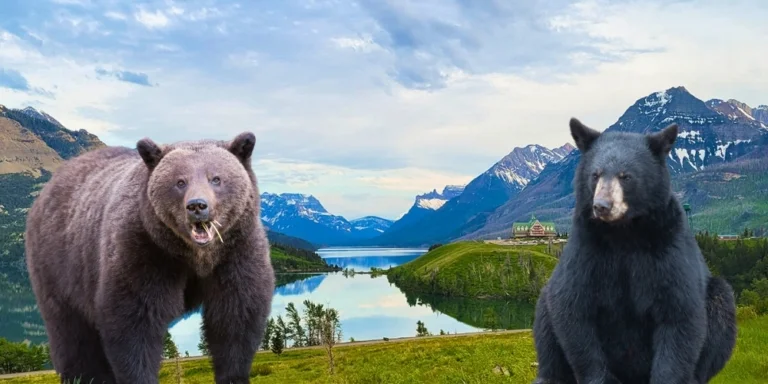 Grizzly and Black Bear in Waterton