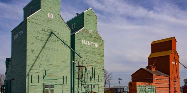 Nanton Alberta Grain Elevators